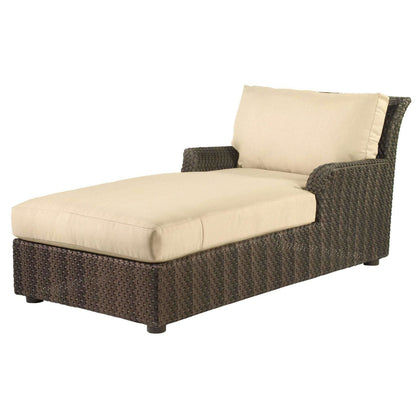 Woodard Aruba Wicker Chaise Lounge S530041