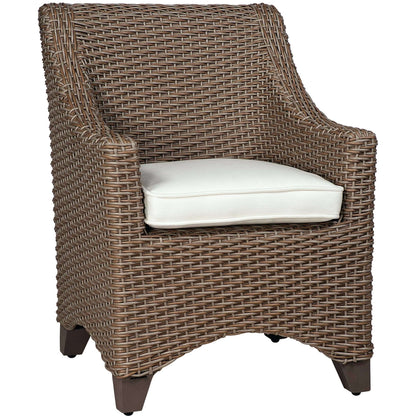 Woodard Augusta Wicker Dining Arm Chair S592511