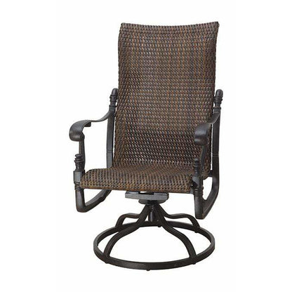 Gensun Florence Woven High Back Swivel Rocker 70230011