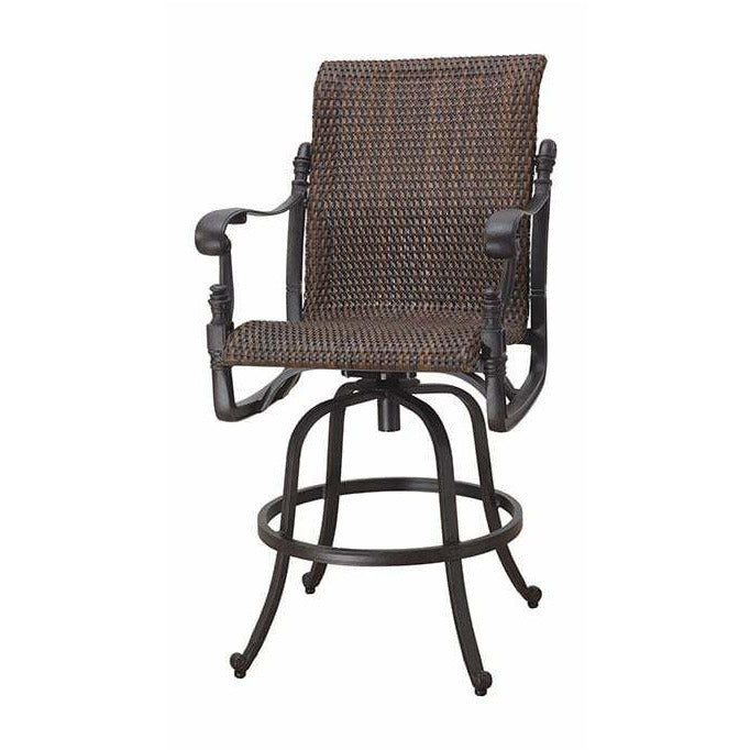 Gensun Florence Woven Swivel Bar Stool 70230007