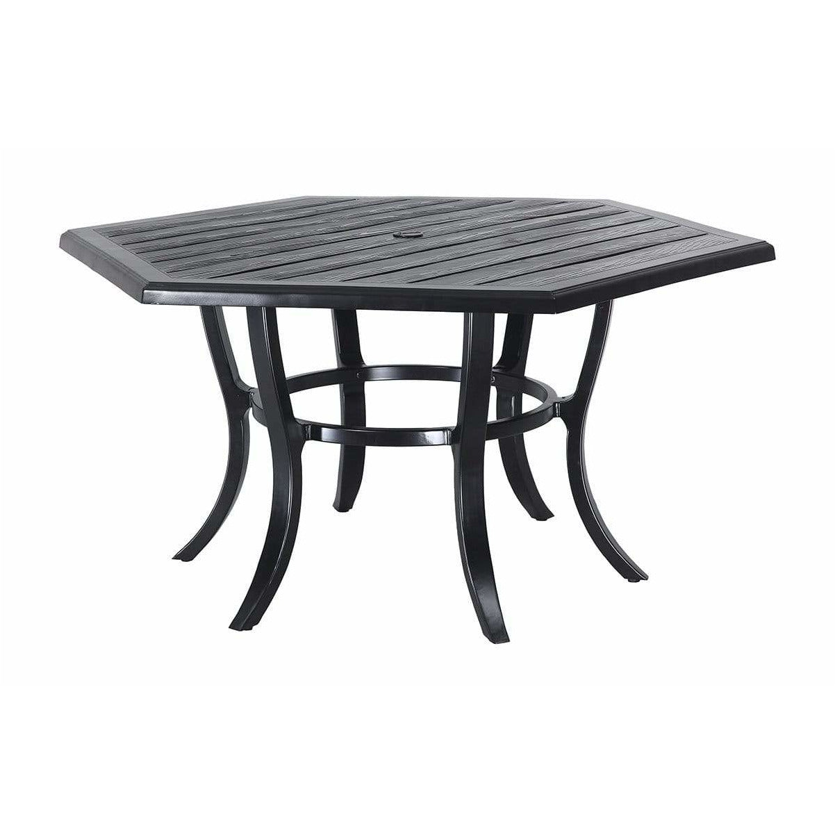 Gensun Lattice 61" Hexagon Dining Table - 10296A61