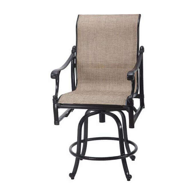 Gensun Michigan Sling Swivel Balcony Stool 50140006