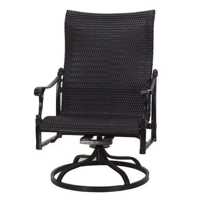 Gensun Michigan Woven High Back Swivel Rocking Lounge Chair 70140024