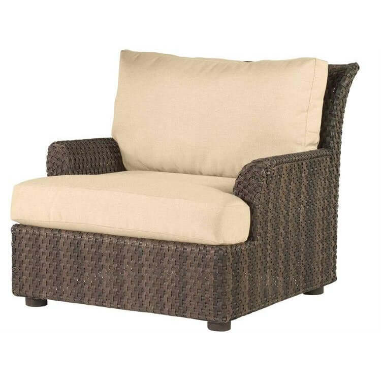 Woodard Aruba Wicker Lounge Chair Replacement Cushion CU530011