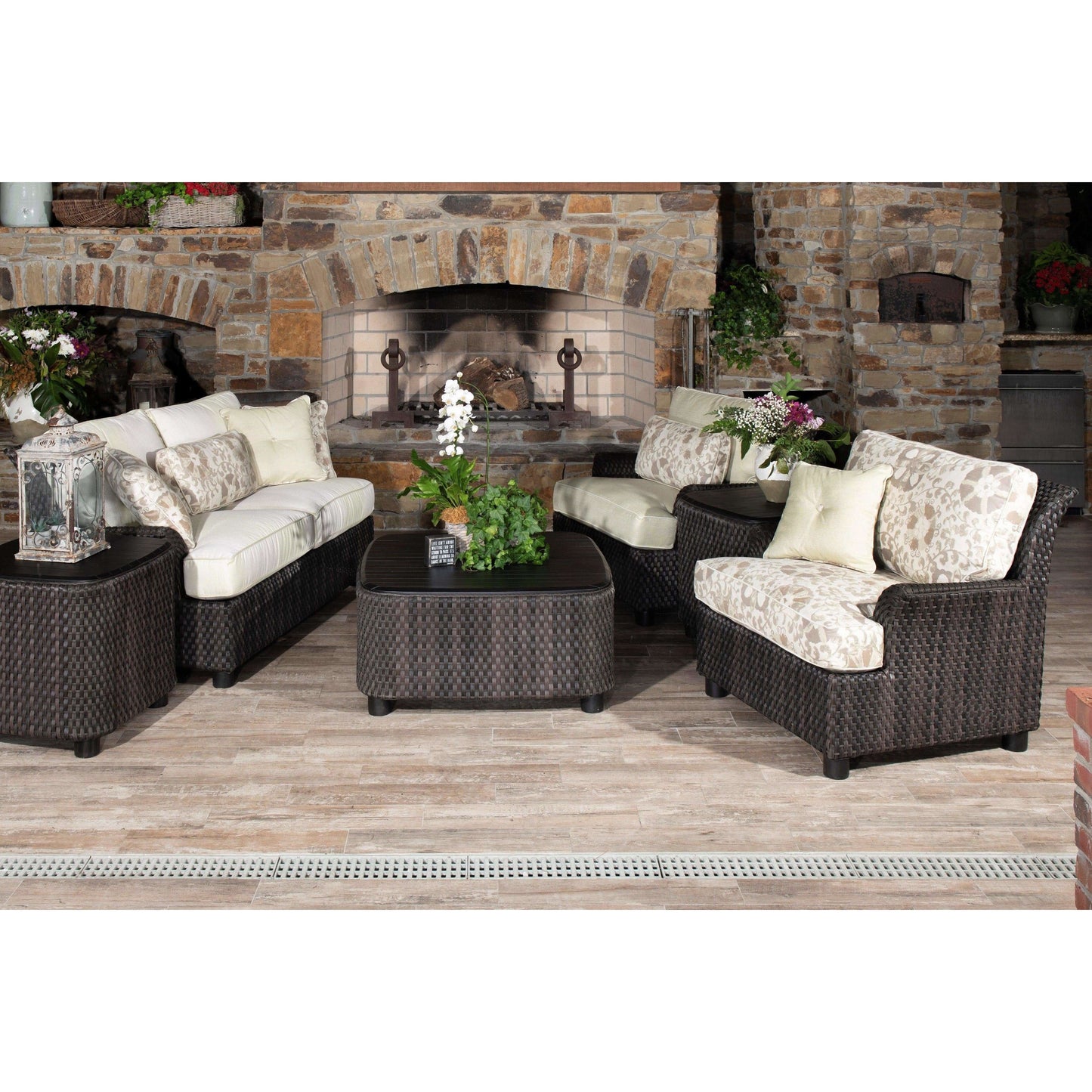 Woodard Aruba Wicker Lounge Chair S530011