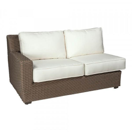 Woodard Augusta Wicker Love Seat Sectional (Right Arm) Replacement Cushion CU592021R