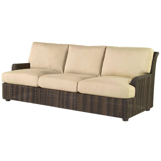 Woodard Aruba Wicker Patio Sofa Replacement Cushion CU530031