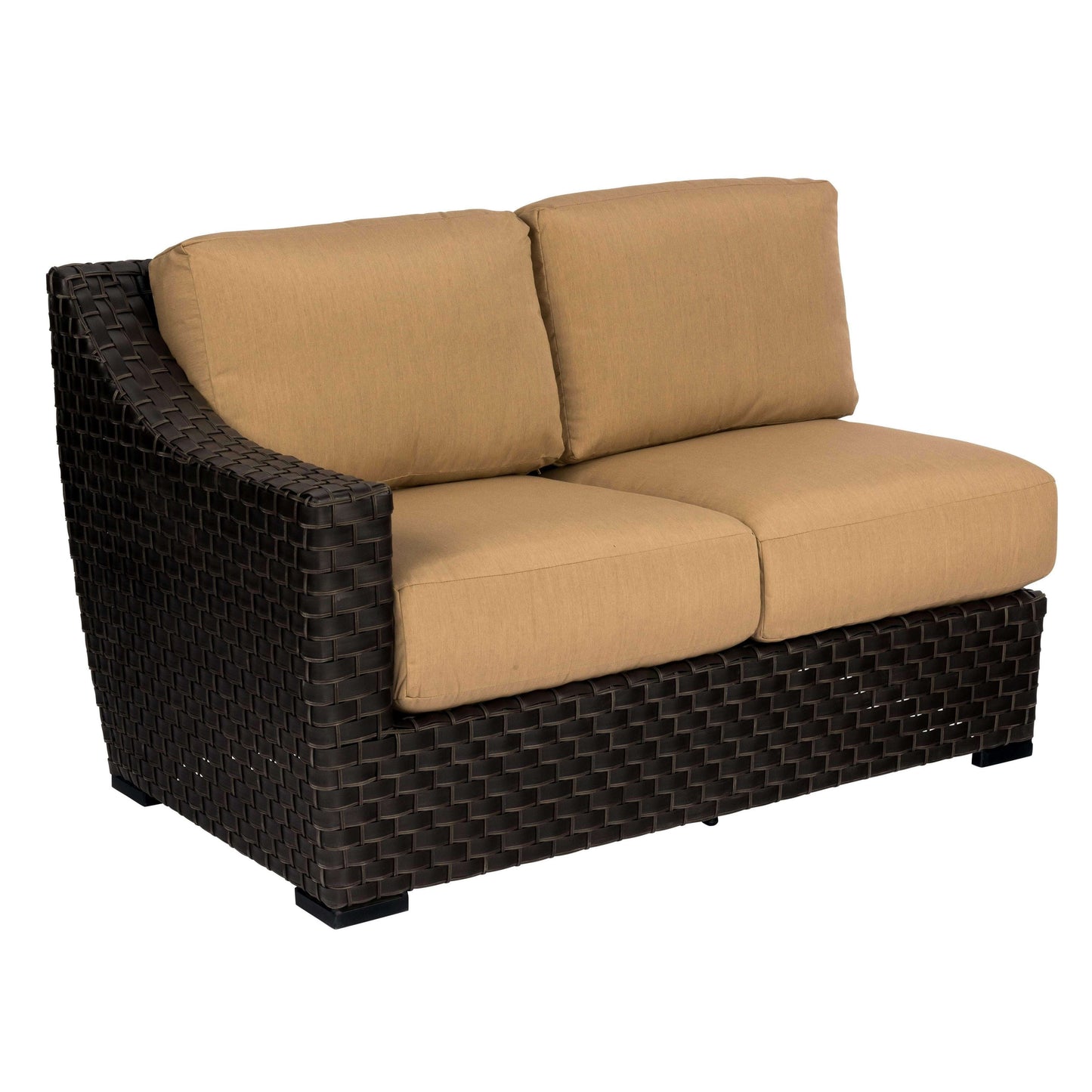 Woodard Cooper Wicker RAF Love Seat Sectional Unit S640031R