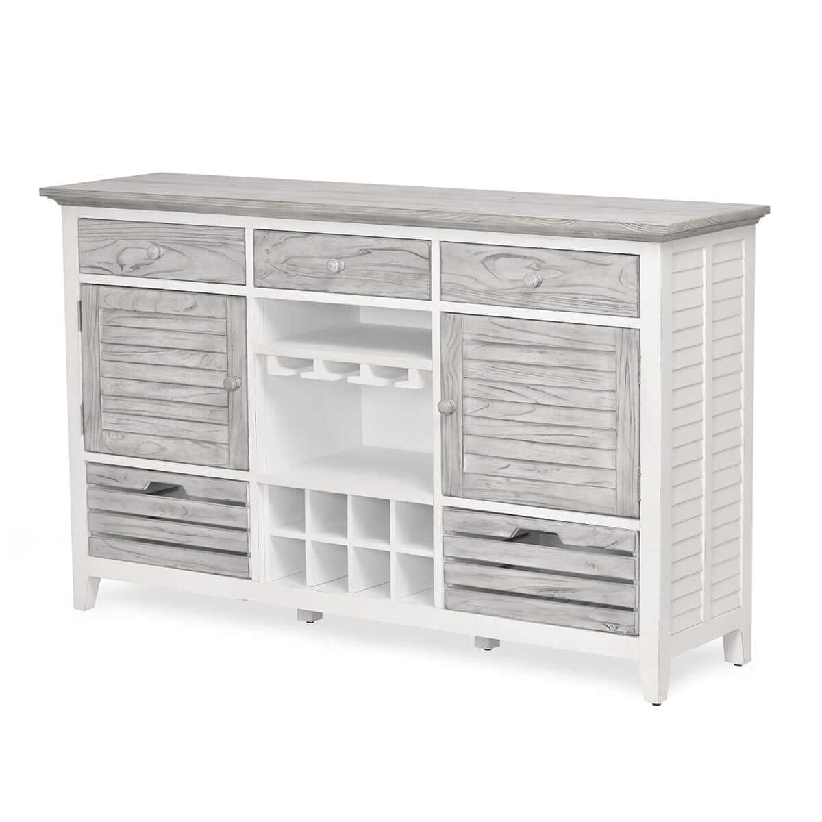 Sea Winds Islamorada Sideboard with Wine Rack B23327