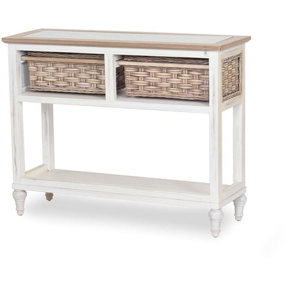 Sea Winds Trading Island Breeze 2-Basket Console Table B59103