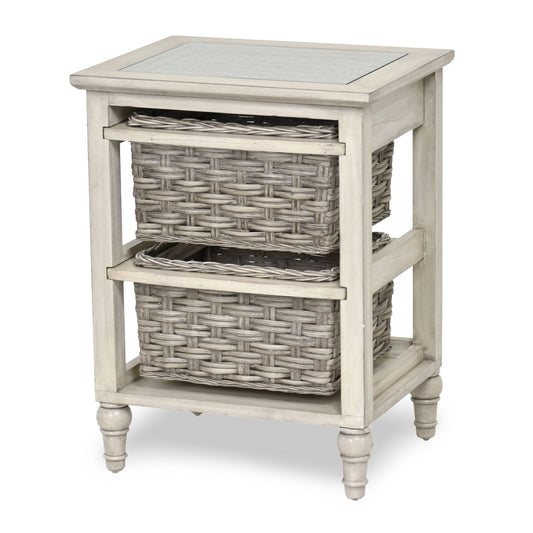 Sea Winds Trading Island Breeze 2-Basket Storage Cabinet B59104