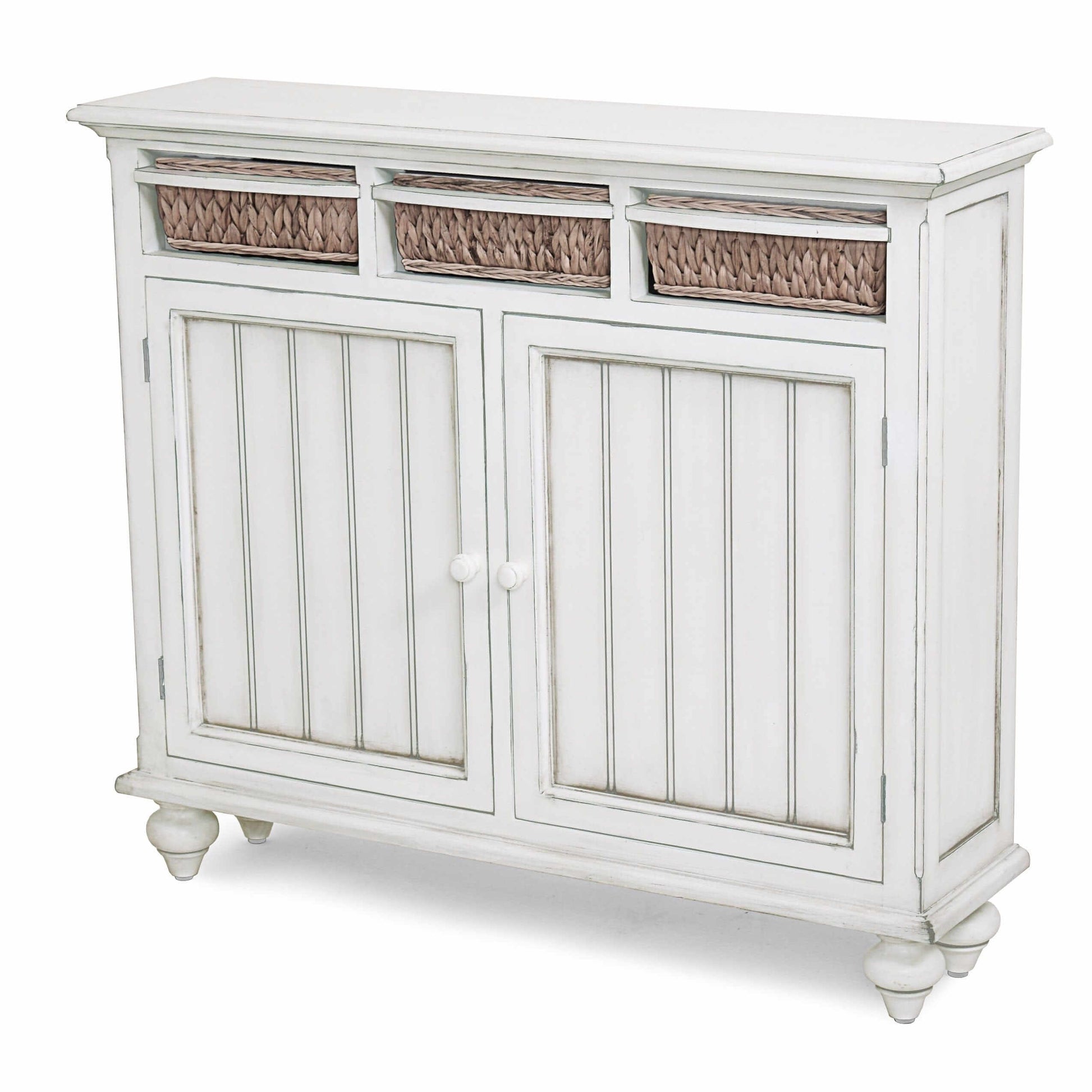 Sea Winds Trading Monaco Entry Cabinets with Baskets B81822