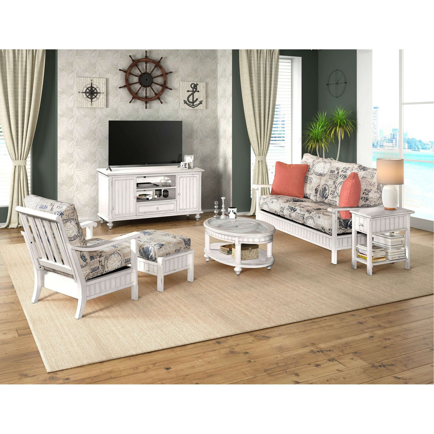 Sea Winds Trading Monaco Oval Coffee Table B81803