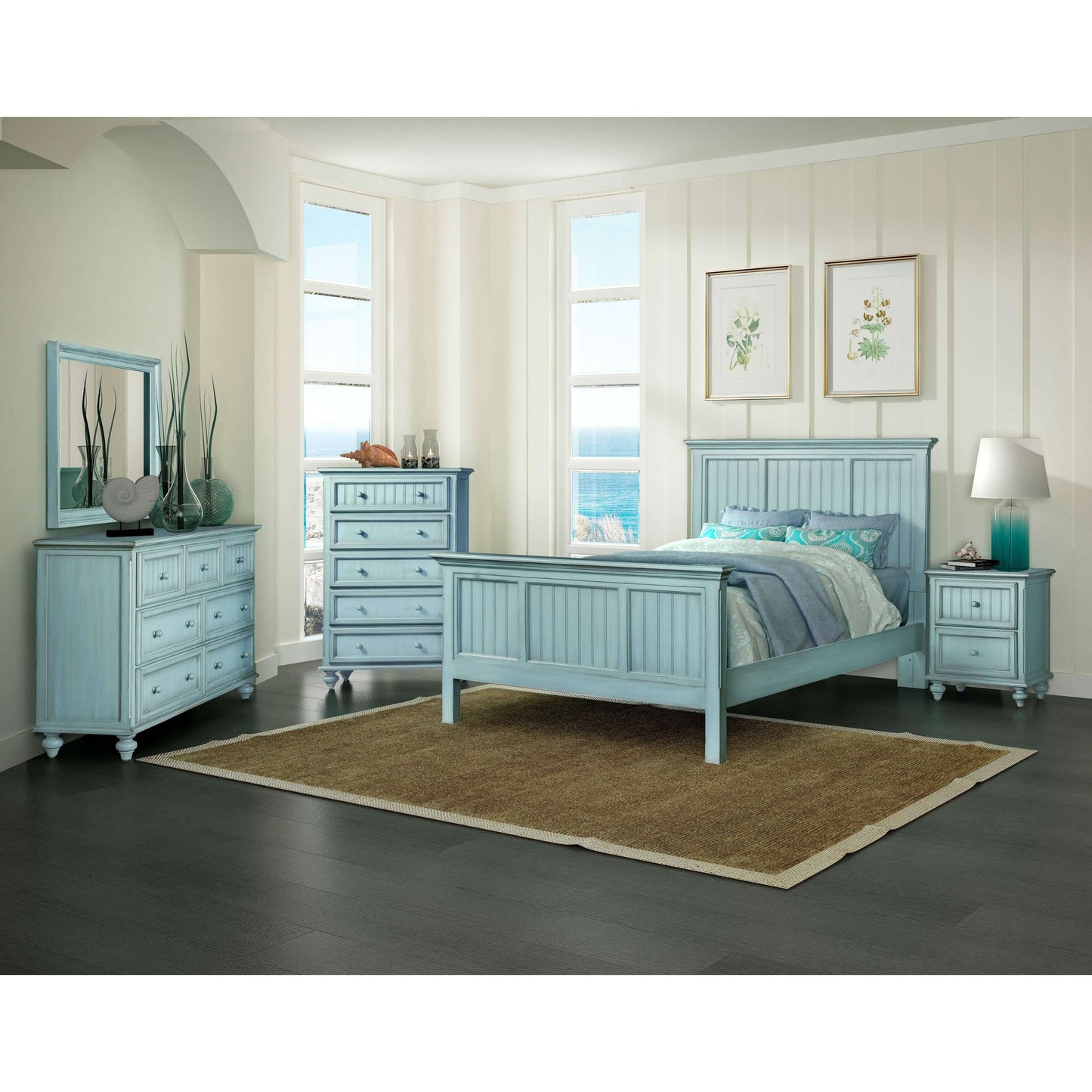 Sea Winds Trading Monaco Queen Bed B818QBED