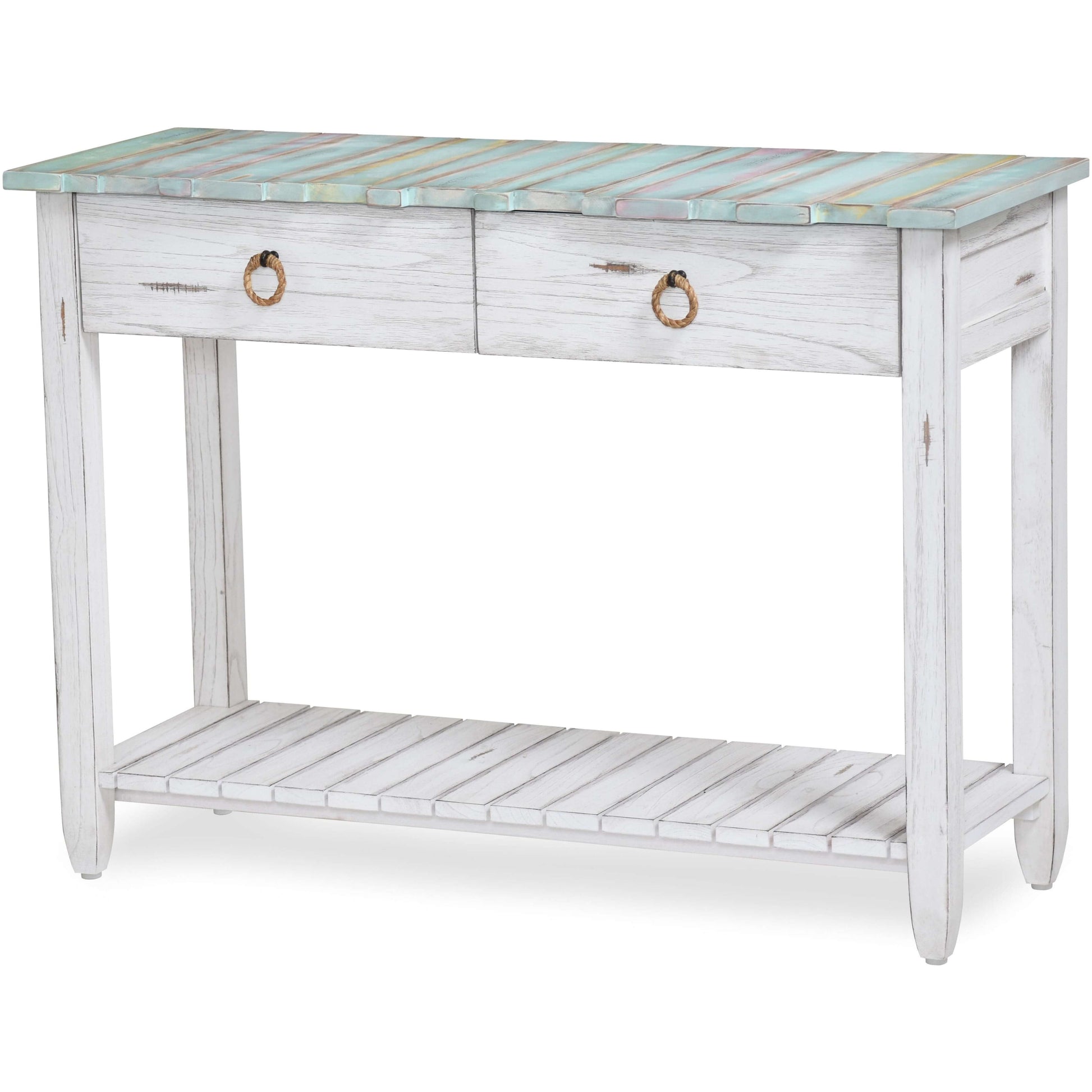 Sea Winds Trading Picket Fence Console Table B78204