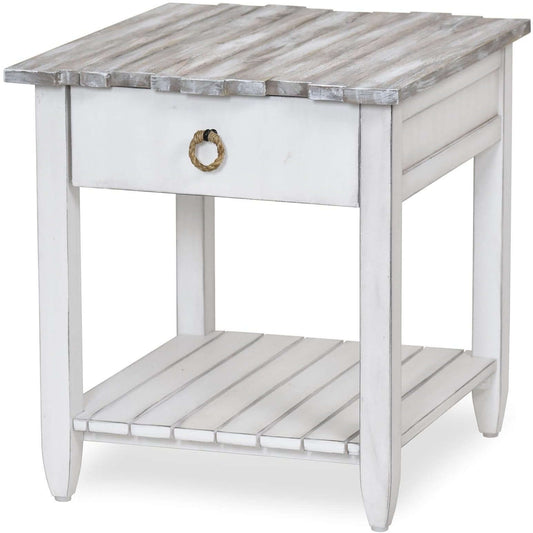 Sea Winds Trading Picket Fence End Table B78202