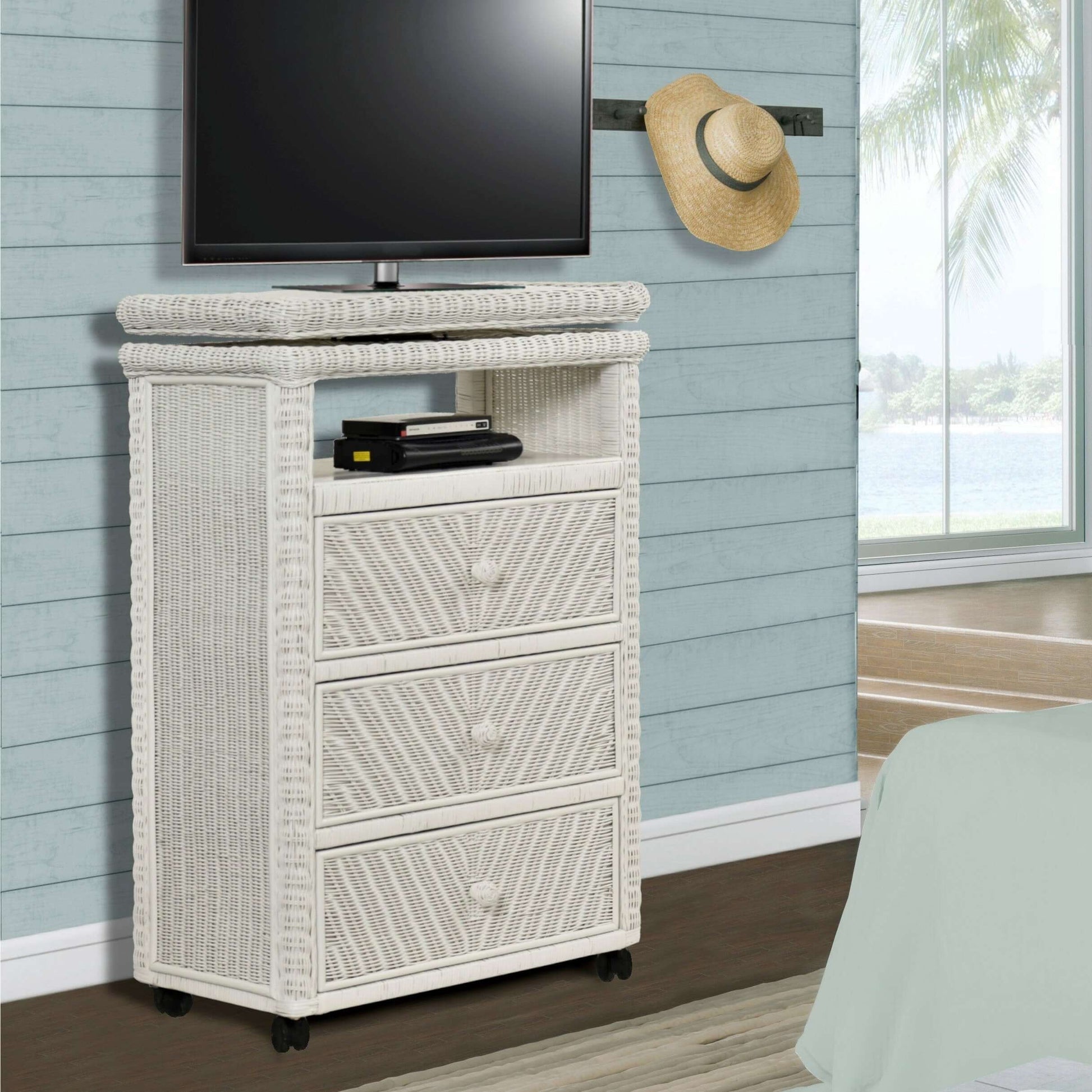 Sea Winds Trading Santa Cruz Tall TV Stand B57918