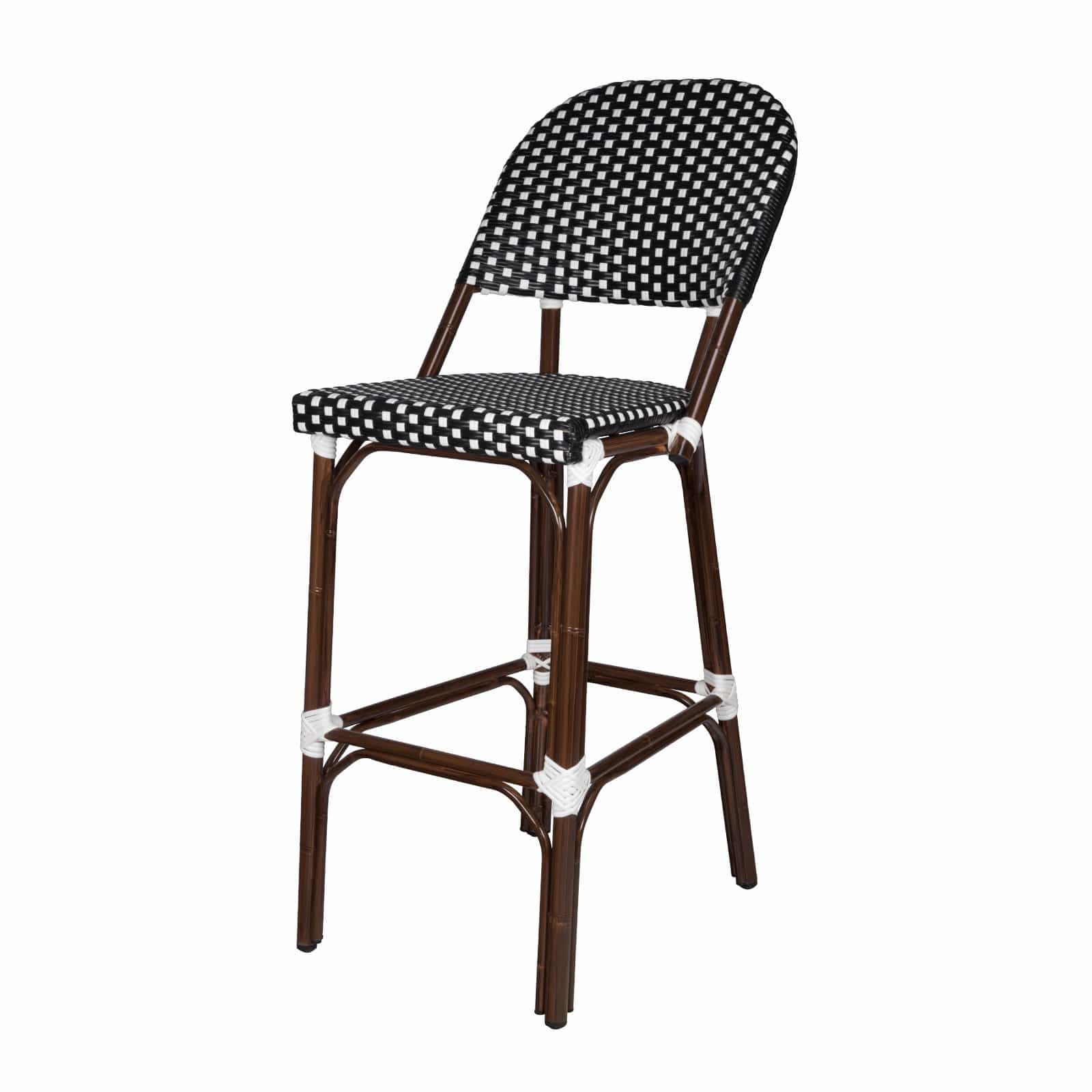 Source Furniture Paris Wicker Bar Side Armless Chair SF-2203-172