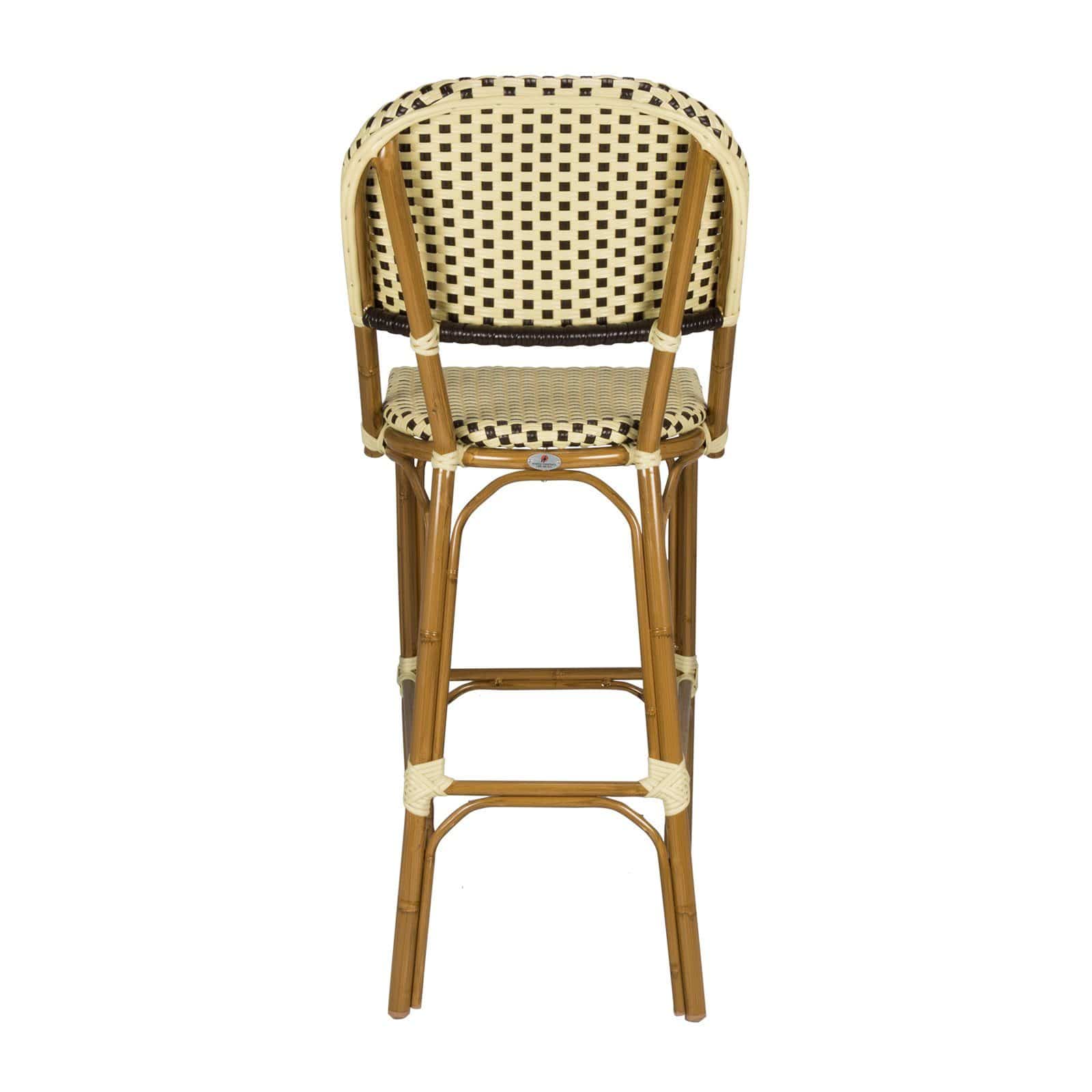 Source Furniture Paris Wicker Bar Side Armless Chair SF-2203-172