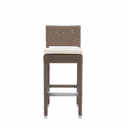 Source Furniture Zen Wicker Bar Side Armless Chair SF-2002-172