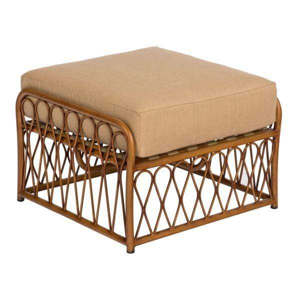 Woodard Cane Ottoman S650005